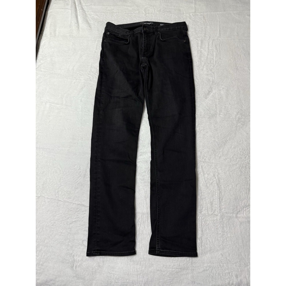 Banana Republic Traveler‎ Jeans Mens 32x31 Black Slim Tapered Stretch